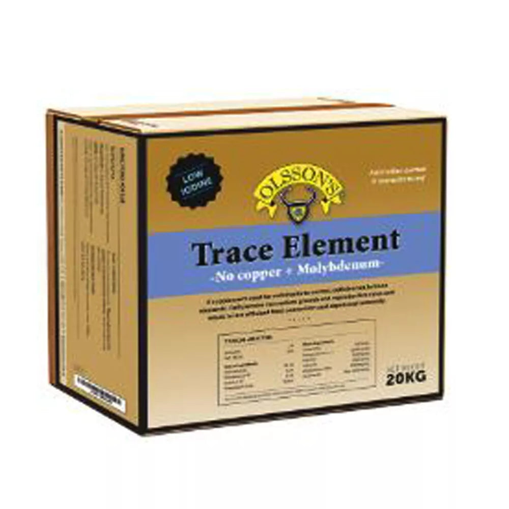 Olsson Trace Element No Cop + Moly 20kg*