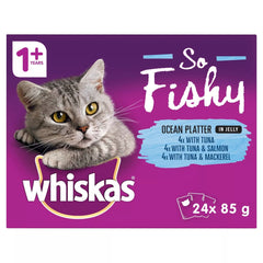 Whiskas Singles Pouch So Fishy 24x85gm *