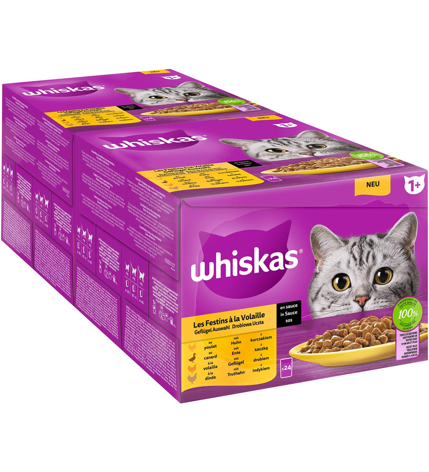 Whiskas Singles Pouch So Poultry 24x85g*
