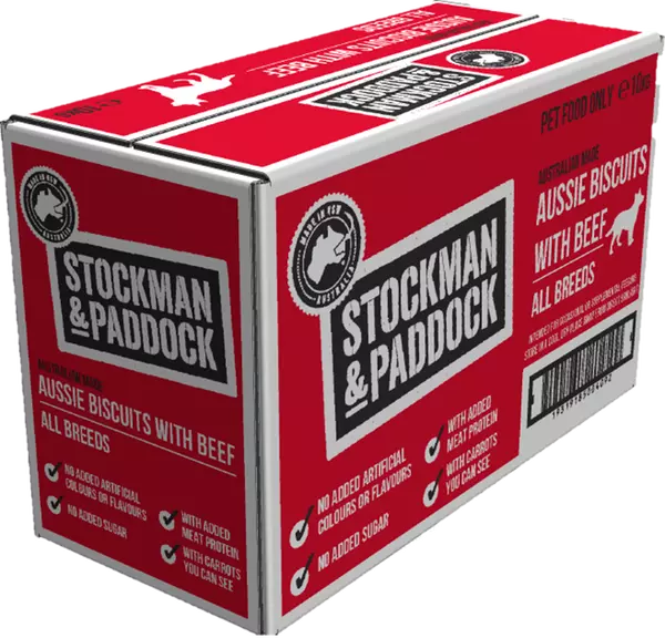 Stockman Paddock Aussie Bisc BEEF 10kg**