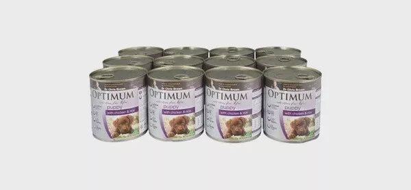 Optimum Puppy Chicken Rice 12x700g **