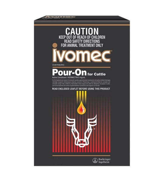 BI Ivomec Pour-On for Cattle 1lt **