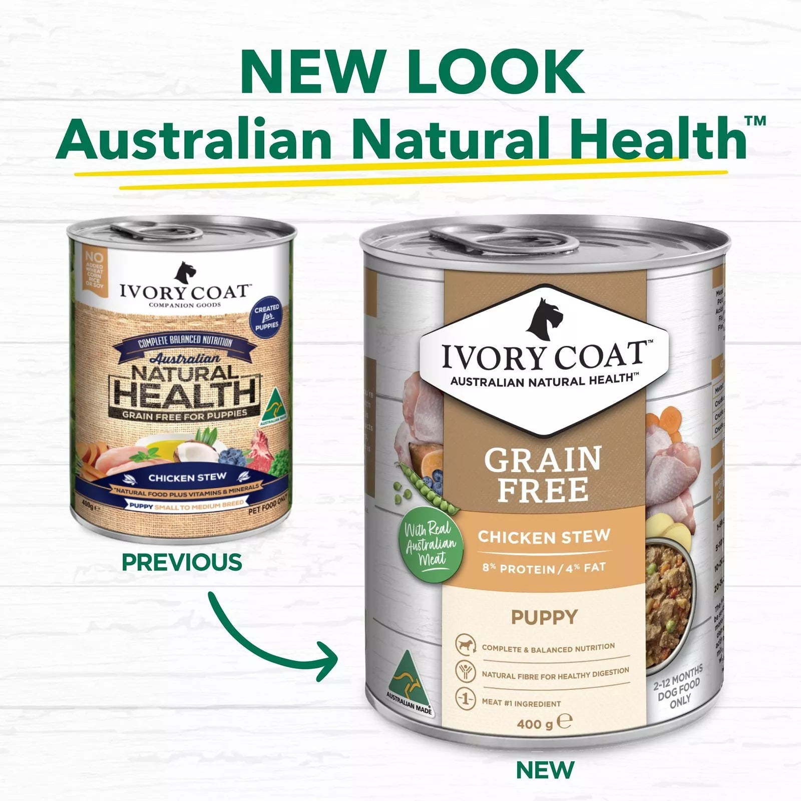 IC Cans Puppy Chicken Stew 12x400gm ##