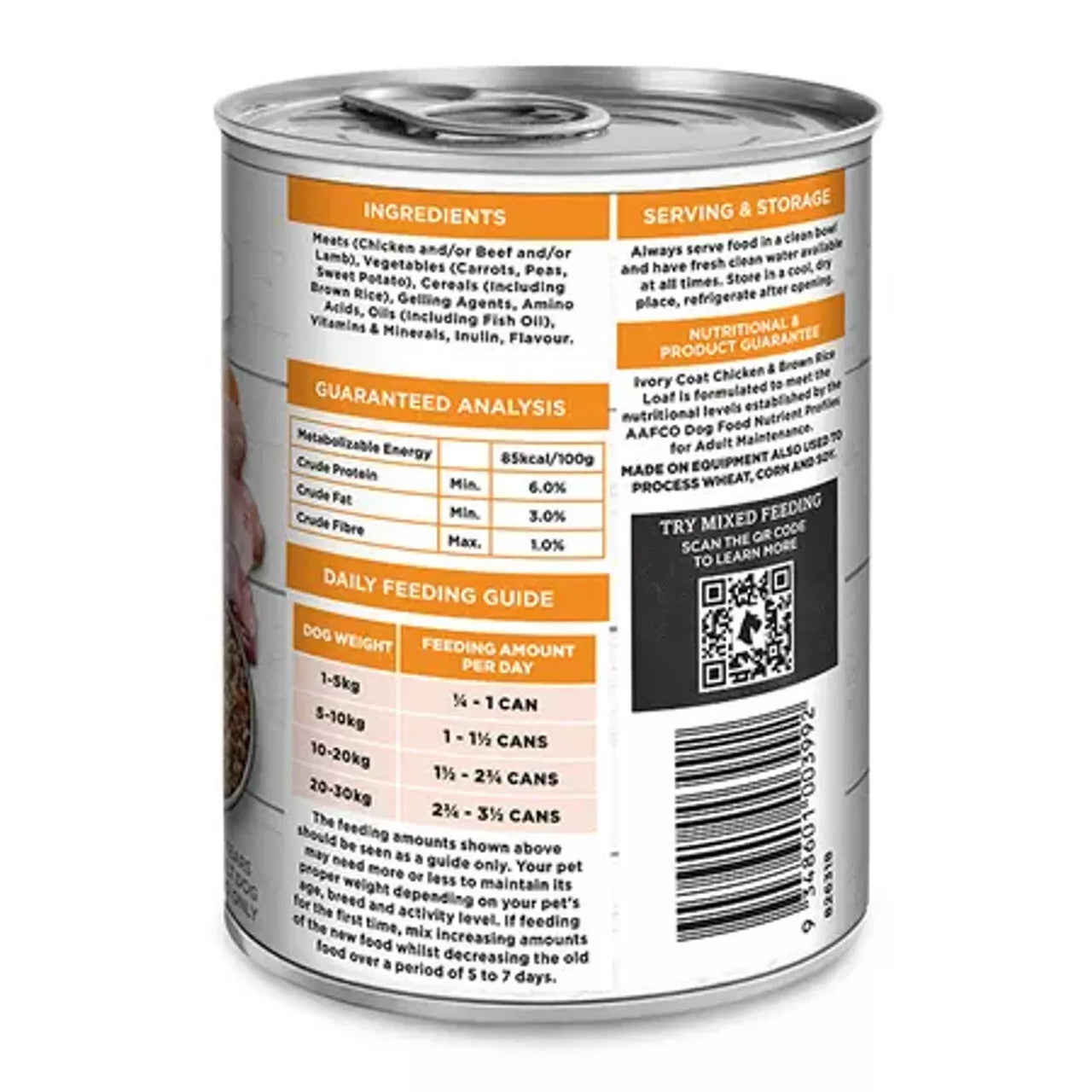 IC Cans WG Adt Chick Rice Loaf 12x400g##