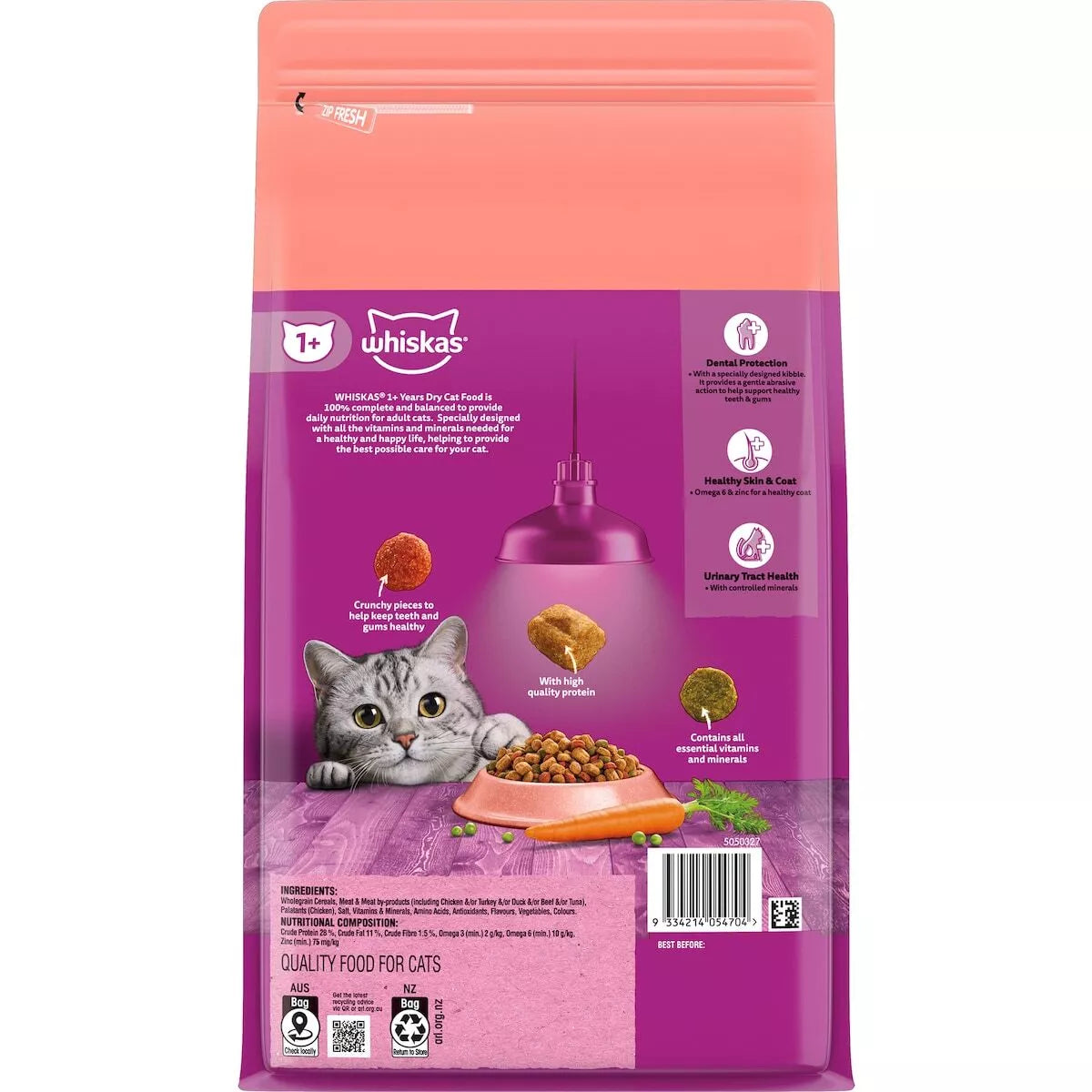 Whiskas Adult Sardine and Prawn 1.8kg **