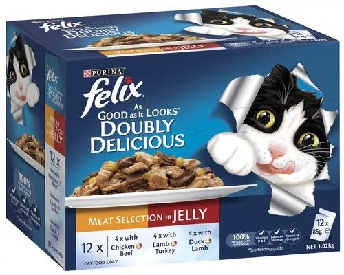 FELIX AGAIL 2x Delicious Meat 12x85g **