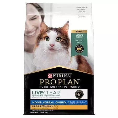 Pro Plan Live Clear Adt Cat Ind 3kg **