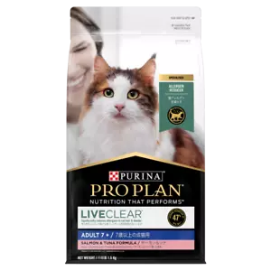 Pro Plan Live Clear Adt Cat 7+ 3kg **