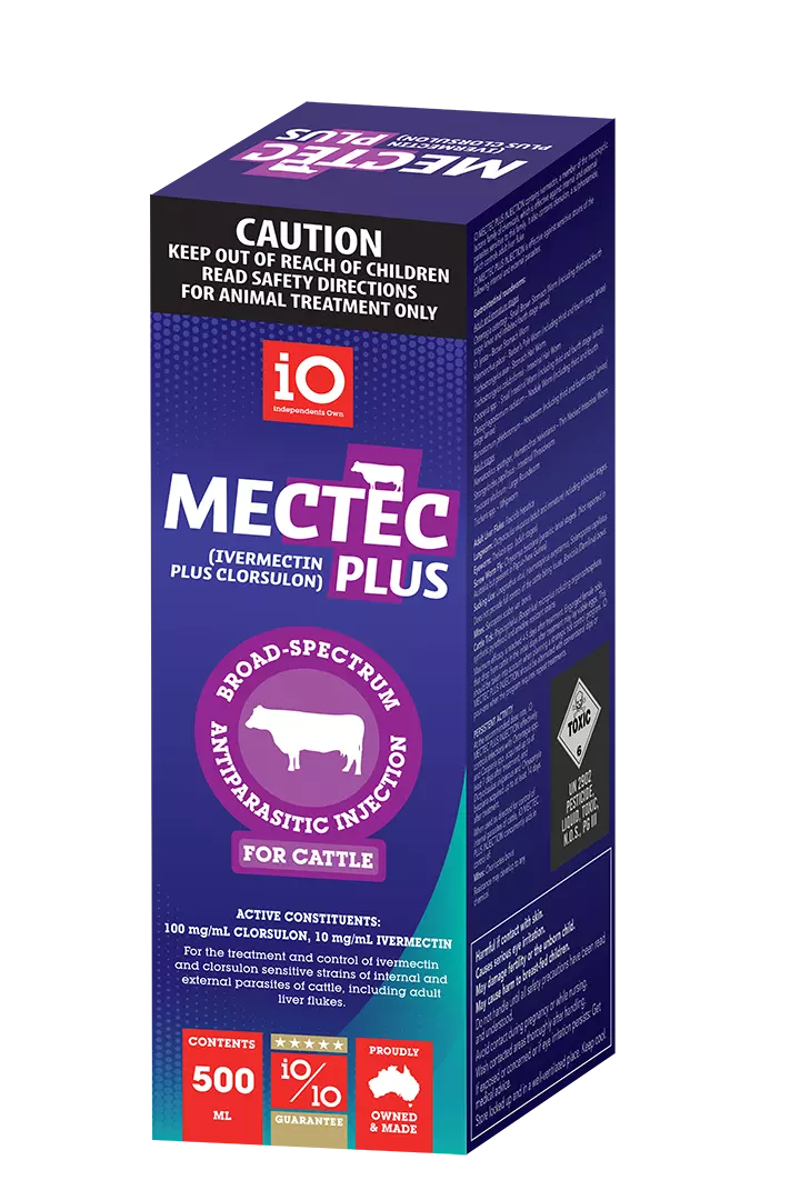 iO Mectec Plus Fluke Inj Cattle 500ml **