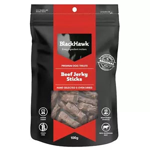 Blackhawk Dog Treats Beef Sticks 100g*