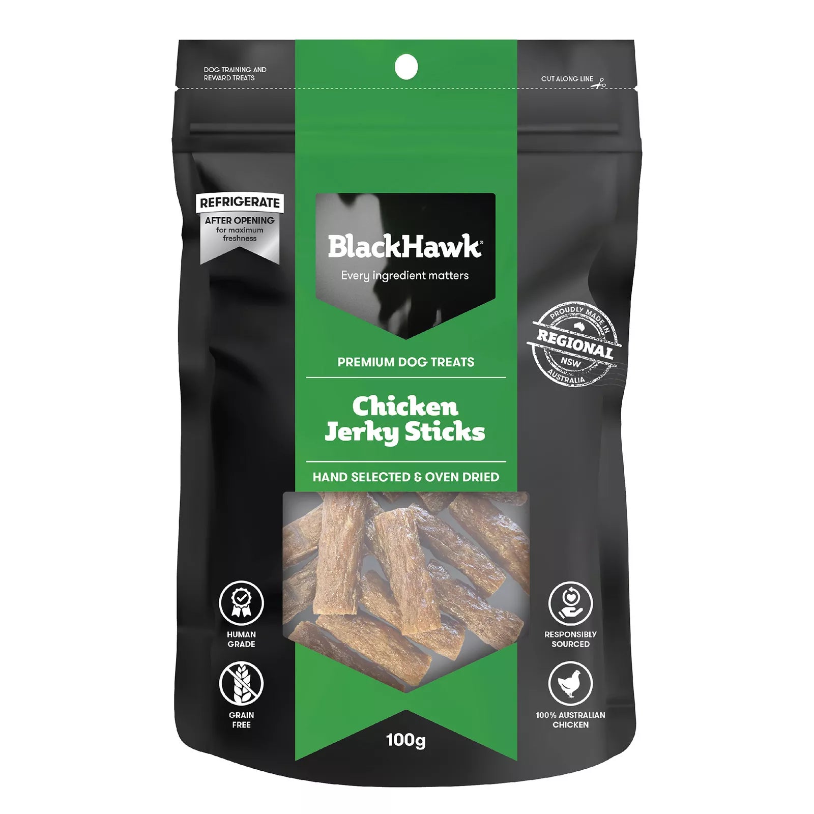 Blackhawk Dog Treats Ckn Sticks 100g*