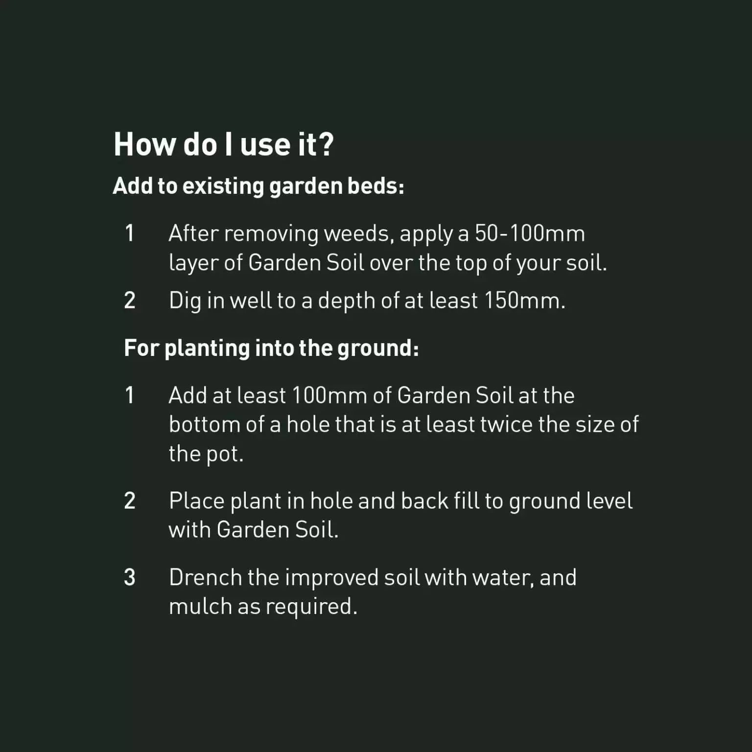 Rocky Point Garden Soil 50lt (Syd/Tam)*