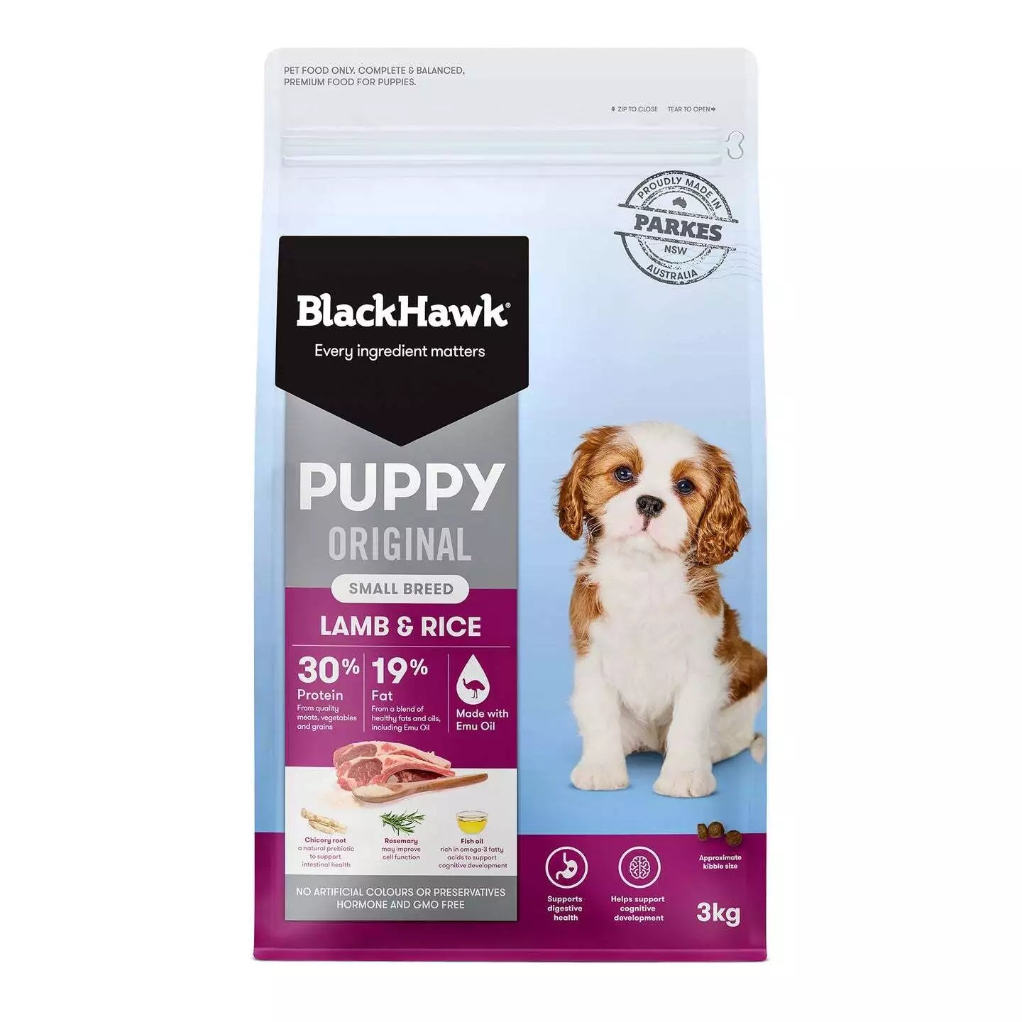 Blackhawk Puppy Sml Lamb/Rice 3kg *
