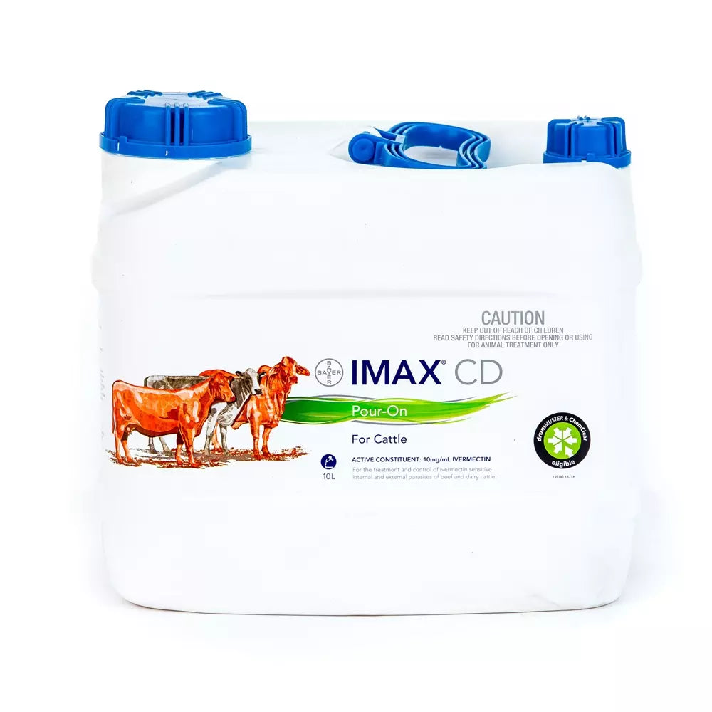 Bayer Imax CD Pour-On Cattle 10ltrs ##