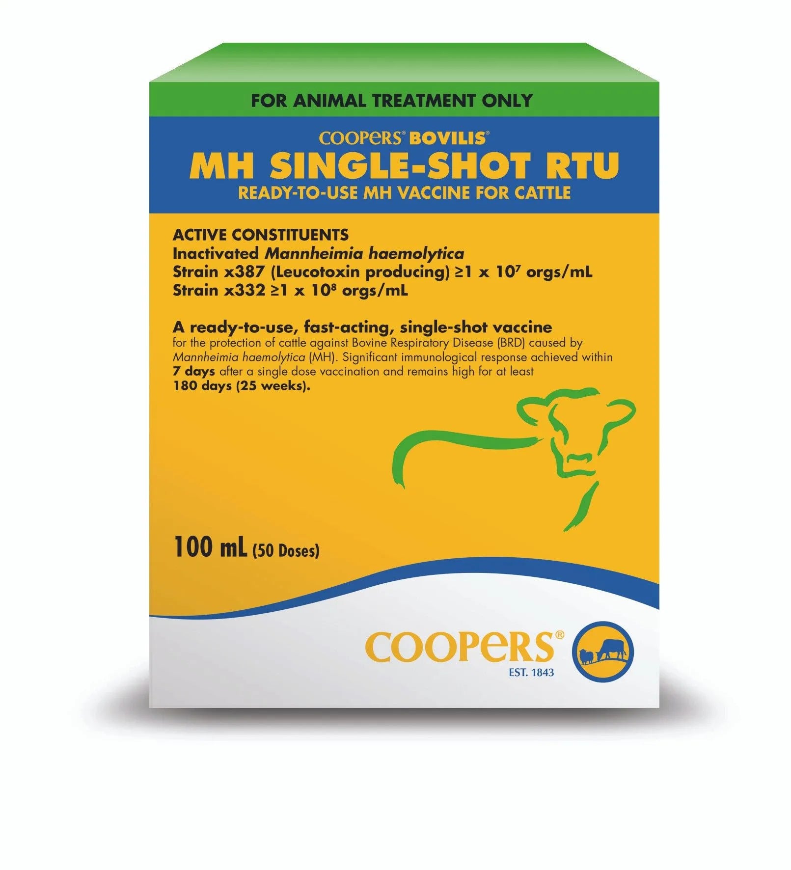 Intervet Bovilis MH Single RTU 100ml **
