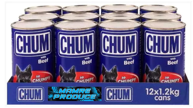 Mars Chum Cans Beef 12x1.2kg **