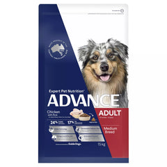 Adv Dog Adt Med Brd Ckn&R 15kg **