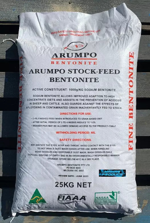 Arumpo Bentonite Fine 25kg (ROC) **