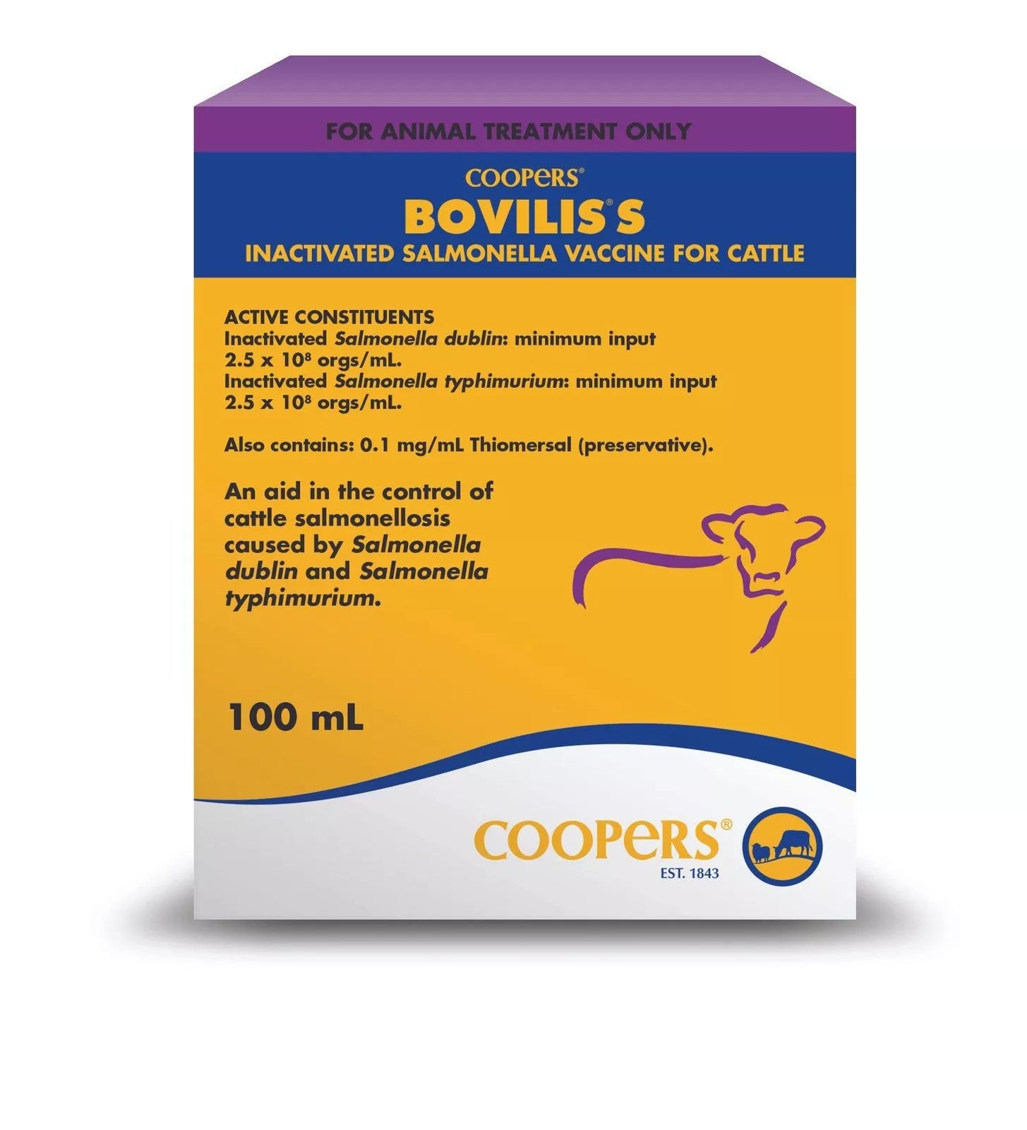 Intervet Bovilis S 100ml **