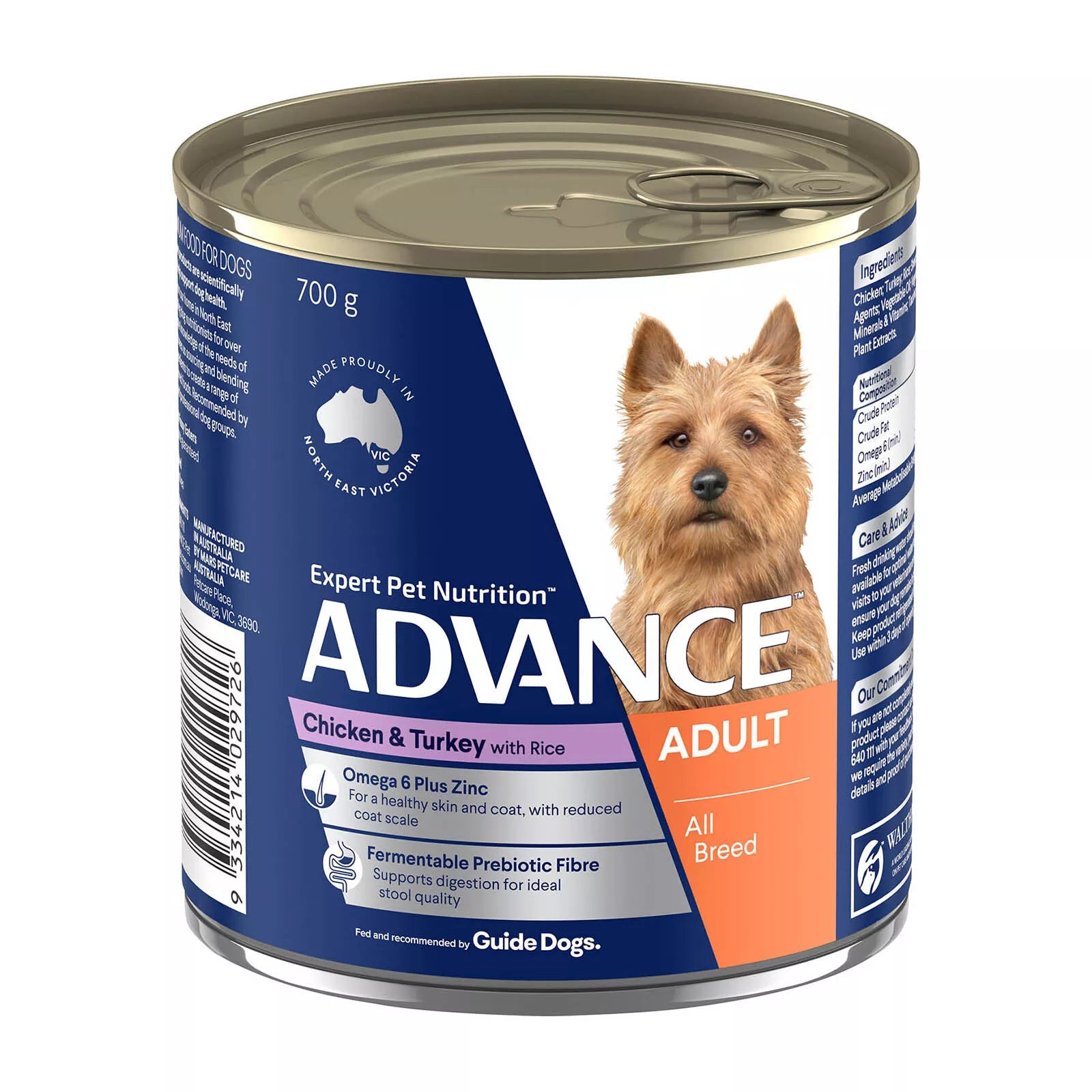Adv Dog All Brd Adt Ckn Tky&R 12x700g **