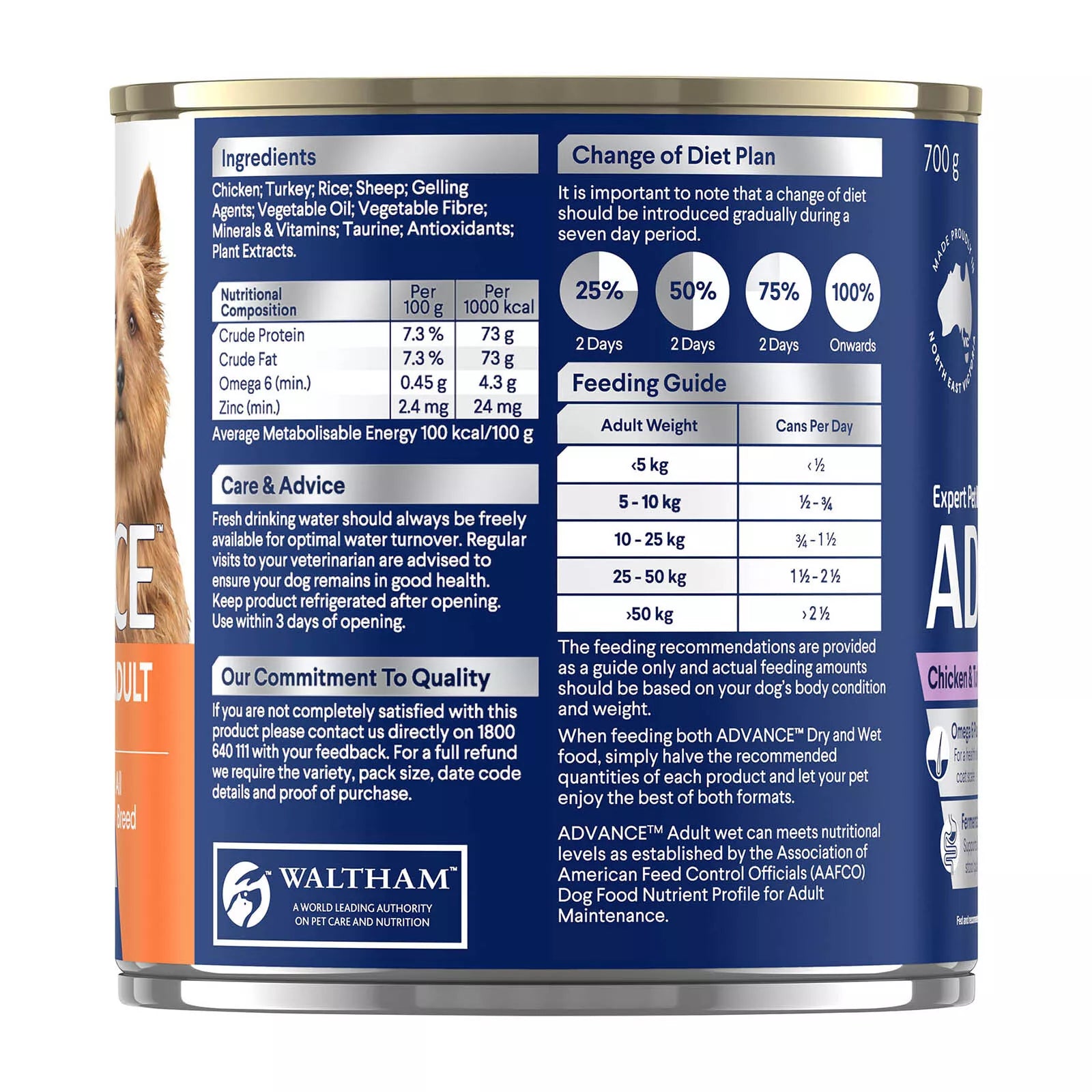 Adv Dog All Brd Adt Ckn Tky&R 12x700g **