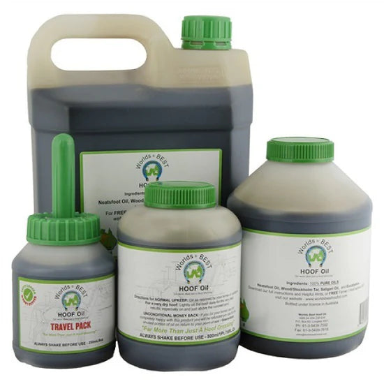 Worlds Best Hoof Oil 1ltr **