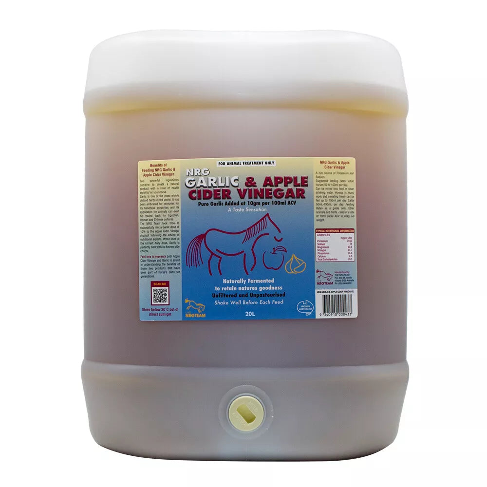 NRG Garlic Apple Cider Vinegar 20ltr **