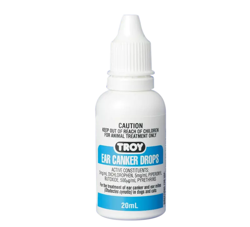 Troy Ear Canker Drops 20mls **@@