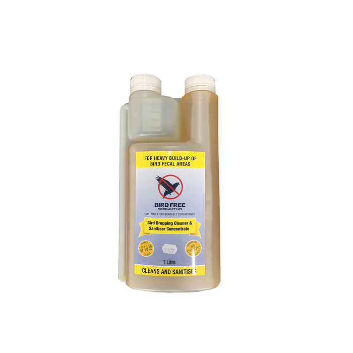 BIRD FREE DROPPING CLEANER & SANITISER 1L