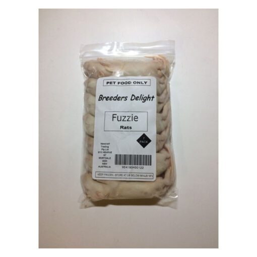 Breeders Delight Frozen Rats - Fuzzie 7pk