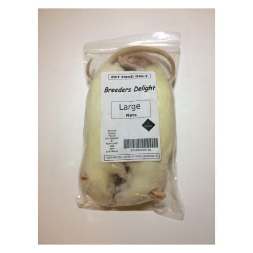 Breeders Delight Frozen Rats - Large 2pk