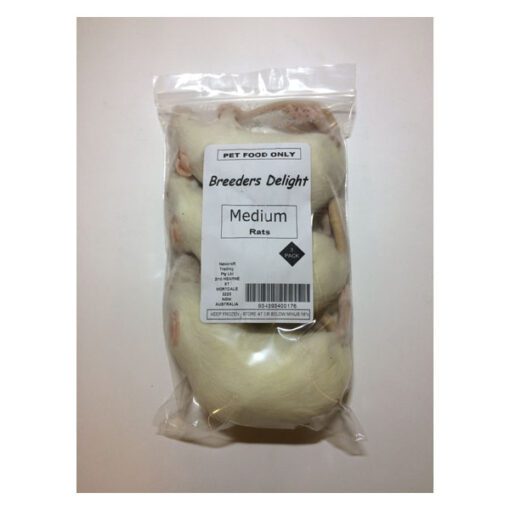 Breeders Delight Frozen Rats - Medium 3pk