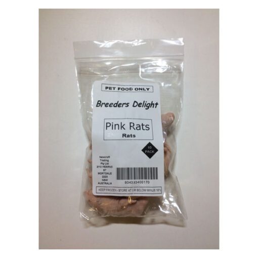 Breeders Delight Frozen Rats - Pinkie 10pk