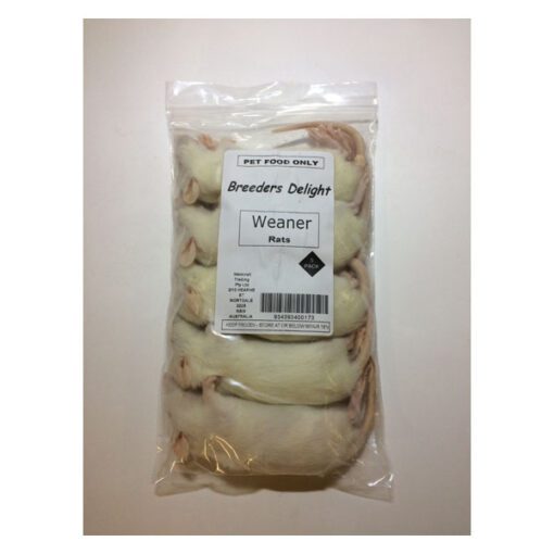 Breeders Delight Frozen Rats - Weaner 5pk