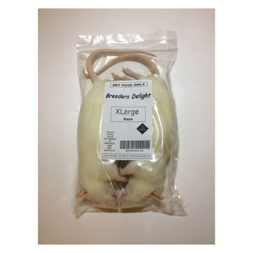 Breeders Delight Frozen Rats - XL 2pk