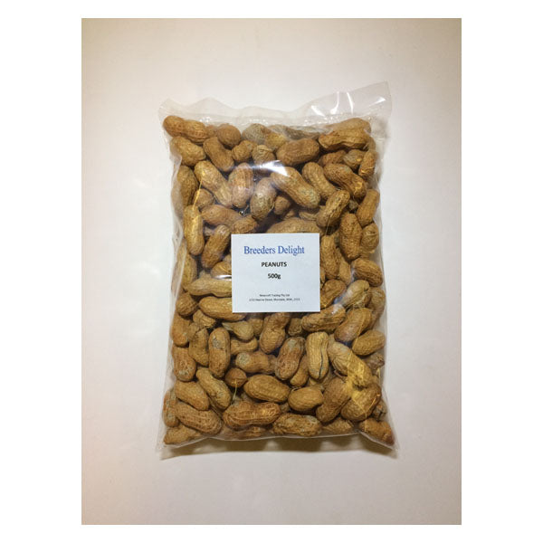 Breeders Delight Peanuts 500g (in shell)