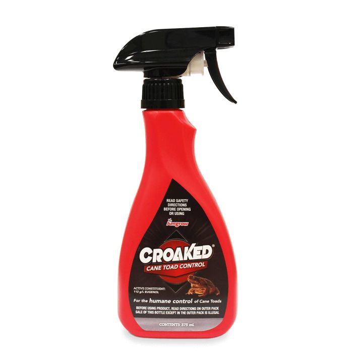 Croaked Buy Croaked Cane Toad Control 375ml - Safe Fast Anaesthetic Sedate and ...