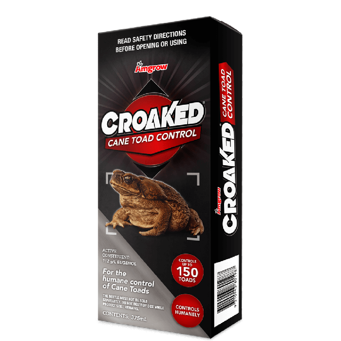Croaked Buy Croaked Cane Toad Control 375ml - Safe Fast Anaesthetic Sedate and ...