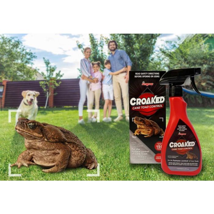 Croaked Buy Croaked Cane Toad Control 375ml - Safe Fast Anaesthetic Sedate and ...