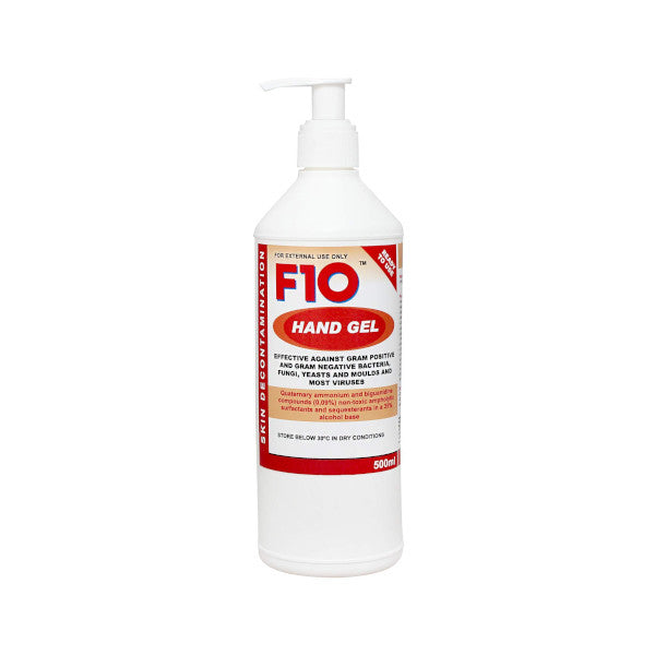 F10 Hand Gel 500ml (Pump Pack)