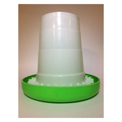 Plastic Green & White Feeder 5kg