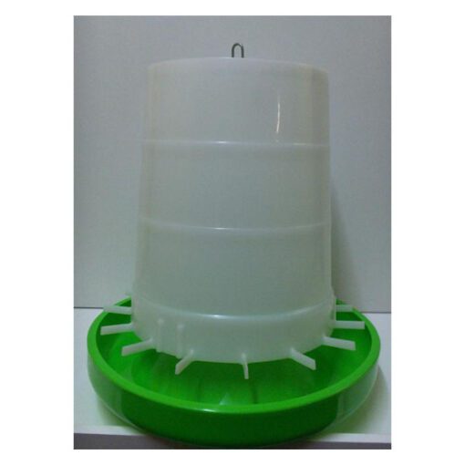 Plastic Green & White Feeder 8kg