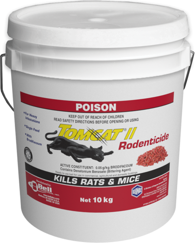 TOMCAT II PELLETS 10KG PAIL (RED)