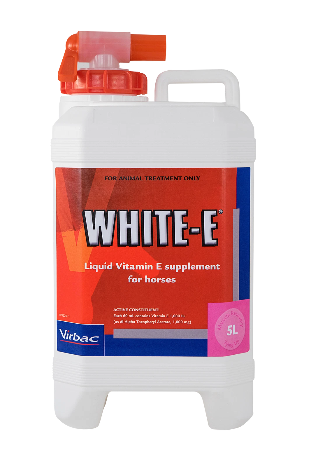 Virbac White E Liquid 5 Litre Horse Supplement Equine Health Vitamin Antioxidant

